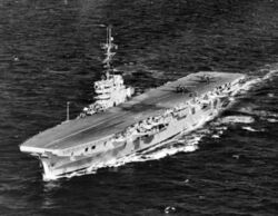 HMS Venerable (R63) underway in 1945.jpg