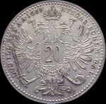 AHG aust 20 kreuzer 1869 reverse.jpg