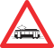 Strassenbahn/Traversée de tramway/Attraversamento tramviario