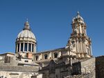 Cathedral roof, Ragusa Ibla.JPG
