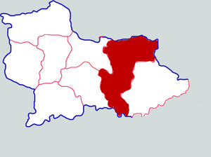 Юйчэн на карте