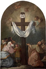 Devotos a los pies de la Cruz por Francisco de Goya.jpg