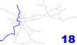 Krakow tram line 18.svg