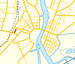 На карте города