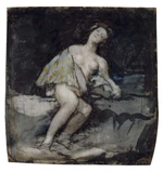 Goya - Nude Woman Reclining Against a Rock, 1824–25, 63.1081.jpg