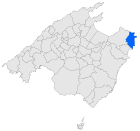 Localització de Capdepera respecte de Mallorca.svg