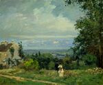 Pissarro - View from the Versailles Road, Louveciennes, 1870.jpg