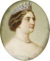Princess Augusta, Grand Duchess of Mecklenburg-Strelitz in 1861 by Anton Hähnisch.jpg