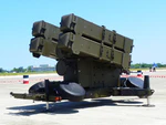 Skyguard-Sparrow Missile Launcher Display at Chih Hang Air Force Base Apron 20130601a.jpg
