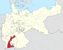 Badenan sur'gercogkund Großherzogtum Baden