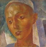 Boy uzbek by Petrov-Vodkin (1921, GRM).jpg