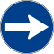 Direzione obbligatoria a destra