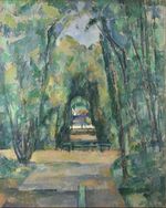 Paul Cézanne - Allée à Chantilly, 1888 (National Gallery, London).jpg