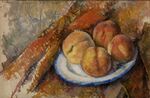 Paul Cézanne - Four Peaches on a Plate (Quatre pêches sur une assiette) - BF21 - Barnes Foundation.jpg