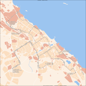 Petrozavodsk trolleybus map 2022-05.svg