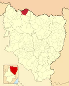 Расположение муниципалитета на карте провинции