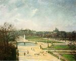 Tuileries Gardens, Afternoon, Sun 1900 Pissarro.jpg