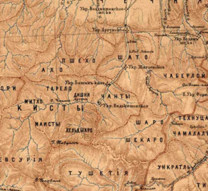 Юго-западная часть Чечни на карте 1897 года.png