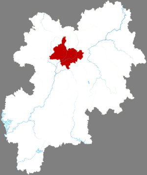 Юйчжоу на карте