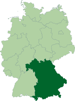 Deutschland Lage von Bayern.svg
