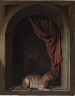 Gerrit Dou, Kat op een balustrade.jpg