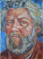 Max Voloshin by Petrov-Vodkin (1927, Koktebel museum).jpg