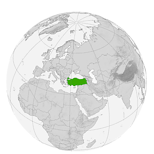 Турция на карте мира
