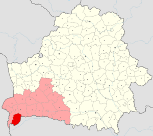 Малоритский район на карте