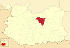 Расположение муниципалитета на карте провинции