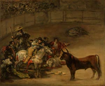 Francisco José de Goya y Lucientes (Francisco de Goya) (Spanish - Bullfight, Suerte de Varas - Google Art Project.jpg