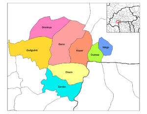 Иоба на карте