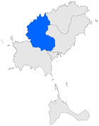 Localització de Sant Antoni de Portmany respecte de les Pitiüses.svg
