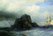 И. К. Айвазовский. Скалистый остров. 1855.jpg