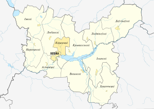 Куренецкий сельсовет на карте