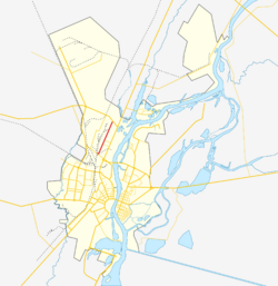 На карте города