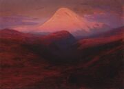 Kuindzhi Kazbek in the evening 1900s.jpg
