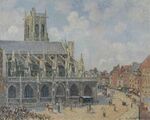 Camille Pissarro - L’Église Saint-Jacques à Dieppe, soleil, matin.jpg