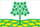Flag of Lesnoy gorodok (Moscow oblast).png