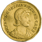 INC-1825-a Солид Констанций Галл цезарь ок. 351-354 гг. (аверс).png