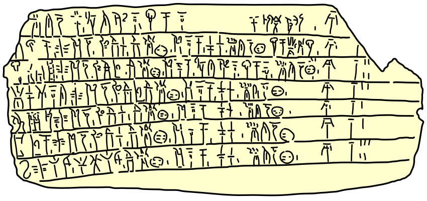 Linear B tablet Eo 247.svg