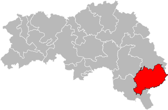 Кантон на карте департамента Орн