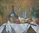 Still Life- Flask, Glass and Jug by Paul Cézanne, c. 1877.JPG