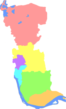 Subdivisions of Taizhou, Jiangsu, China.png