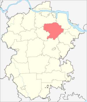 Цивильский район Цивильский муниципальный округ на карте