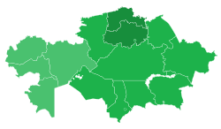 "Yes" results of the 2022 Kazakh constitutional referendum by region.svg