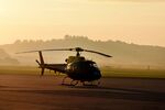 Army Air Corps Squirrel Helicopter shot at dawn on the airfield at Middle Wallop. MOD 45159080.jpg