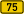 Bundesstraße 75 number.svg
