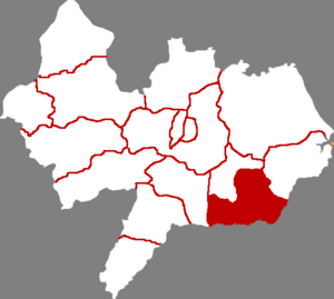 Яньшань на карте