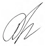 Изображение автографа