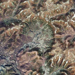 Logancha impact crater, Krasnoyarsk Krai, Russia, Sentinel-2 satellite image, 2018-09-29.jpg